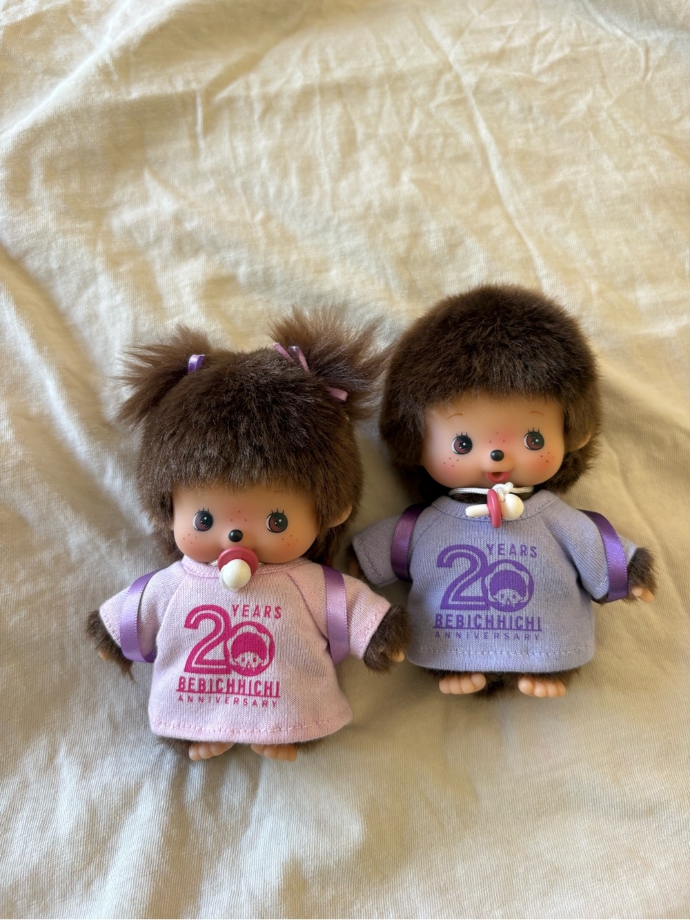 backpack bebichhichi 20th anniversary monchhichi doll set